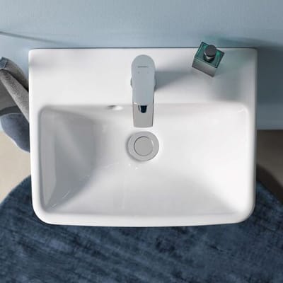 Duravit No. 1 wash hand basin 50 cm, with 1 tap hole 0743500000