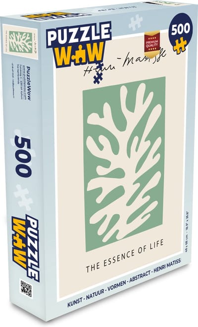 Puzzel Kunst - Natuur - Vormen - Abstract - Henri Matisse - Legpuzzel - Puzzel 500 stukjes