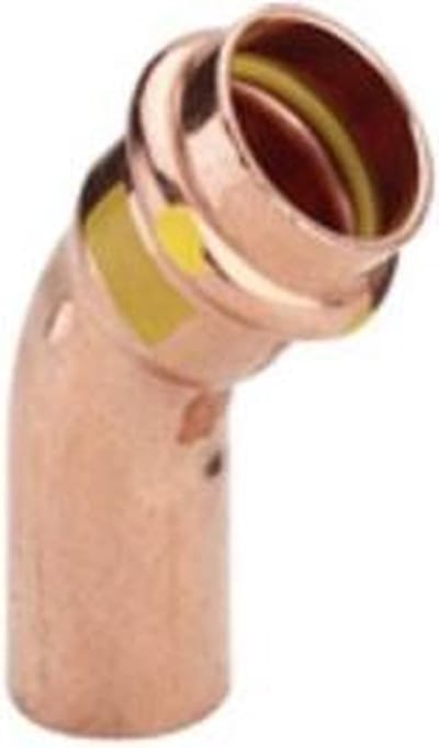 Viega Profipress bocht - 22 mm 45 gr 1xspie gas