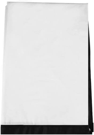 Projectiescherm Opvouwbaar - Draagbaar Beeldscherm - Thuisbioscoop Creëren - Kreukvrij Polyester - 60 Inch 4:3 - Wit