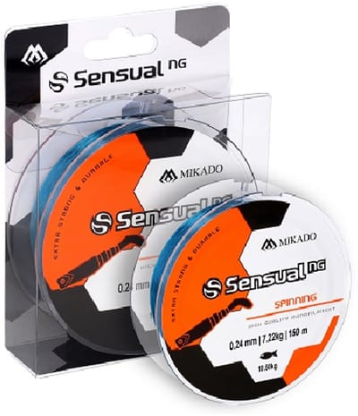 Nylon Vislijn 0,14 mm – 3,5 kg – 150 m – Blauw – Baars & Forel – Mikado