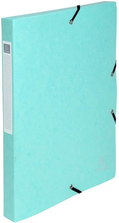 Exacompta 8x Klasseerdoos Exabox Rug 25mm glanskarton Aquarel - A4 - Geassorteerd - 59550E
