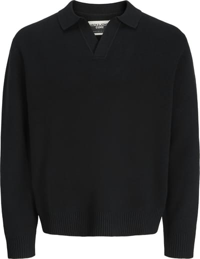 JACK&JONES - JCOCOVER KNIT SPLIT NECK POLO - Heren - Polo's