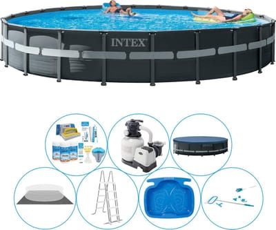 Ultra XTR Frame Rond 732x132 cm - Zwembad Inclusief Accessoires