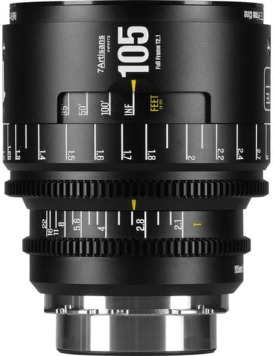 7Artisans Infinte 105mm T2.1 FullFrame DE-Clicked EF Mount