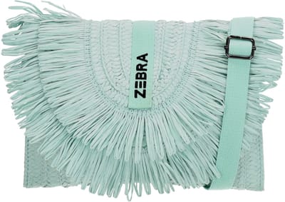 Zebra Trends Coco Crossbodytas - Schoudertas - Riet - Dames - Mint
