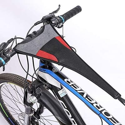 Ronte - Fietsen Platform Anti-Zweet Net Fietsblok Zweet Strip voor Road en Mountain Fietsen - Training Accessoires in Zwart en Groen