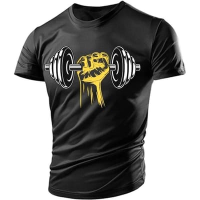 Nieuwe Zomer Gym Halter Casual Stoere Guy Spier Heren T-shirt 3D Printen Ademend Lichtgewicht Sport Sneldrogend Korte Mouwen XL white