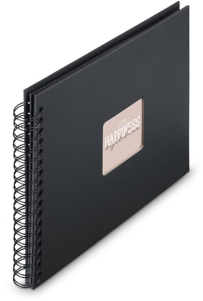Hama Spiraal fotoalbum - Fine Art - 28x24 - 50 pagina's - Zwart
