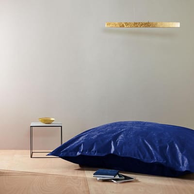 Lumaland - Luxe XXL zitzak - Beanbag van microvelours - Indoor - 380 Liter - 140 x 180 cm - Royal Blue