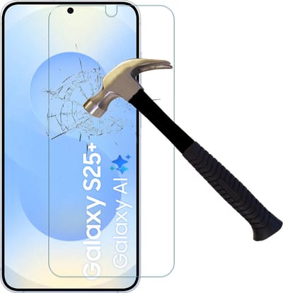 Screenprotector geschikt voor Samsung Galaxy S25 Plus - Arara gehard glas Tempered Glass
