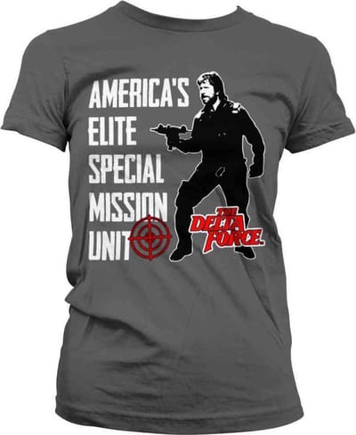 The Delta Force Dames Tshirt -S- America's Elite Special Mission Unit Grijs