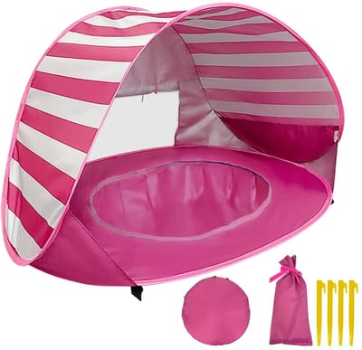 Dailygoods- Strandtent Pop-up - UV-bescherming 50+ - Baby Tent - Draagbare Strandtent - Mini-zwembad - Ideaal voor Strand/Camping - Babytent