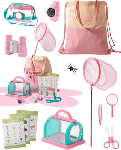 Outdoor Explorer Kit - Avonturenset Kinderen - Natuur Ontdekken - 13 Delig Inclusief Tas