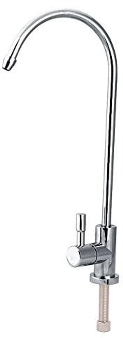 Allecto - Waterfilter Kraan - RVS 360° Rotatie - Gooseneck Keuken Mengkraan - Hoogwaardige Filtertechnologie - Gezond Drinkwater - Eenvoudige Insta...