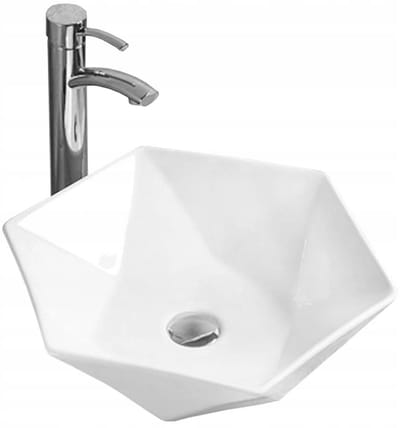 Mexen Mery opzetwastafel 48 x 41 cm, wit - 21984800