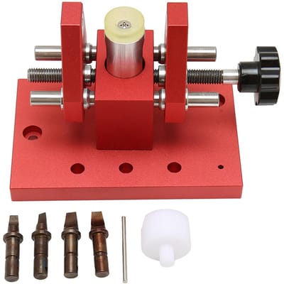 Ouvre-boîtier de montre à encliqueter Ergonomique en métal haute résistance Outil d'ouverture de boîtier de montre pour horlogers red