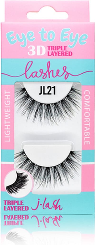 J-Lash Eye to Eye 3D Triple Layered - JL21 - Nepwimpers - Valse Wimpers - Wimperextensions - 35 g