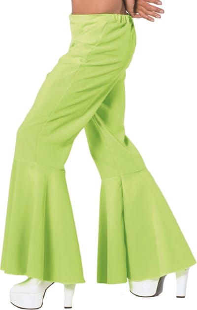 70's Hippie/Disco Broek Heren - Groen - Maat 60