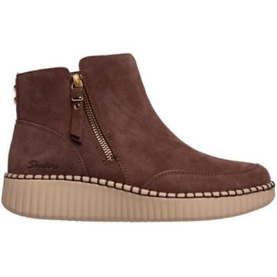 Skechers - Wilshire Weekend Crush - Dames Laarsjes - Bruin - Maat 36