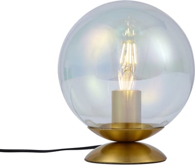 QAZQA pallon - Hotel chique Tafellamp - 1 lichts - H 23 cm - Goud/messing - Woonkamer | Slaapkamer
