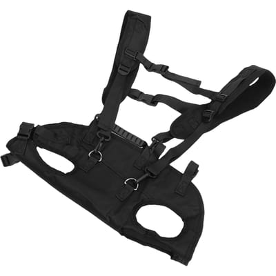 Sac à dos Harnais de levage pour chien Portable Respirant Grande capacité Sangle réglable Sac bandoulière pour chien Porteur L: Adapté black