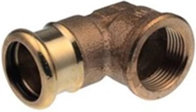 VSH XPress Koperen overgangskoppel 90° i/i 15xRp1/2" Typ 6090G, 4801500