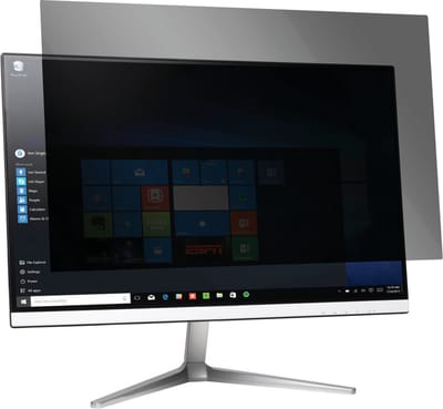 Kensington Monitor Privacyfilter - Tweezijdig Verwijderbaar - Screenfilter - Voor 22'' Monitor - 16:9 Beeldverhouding - Zwart