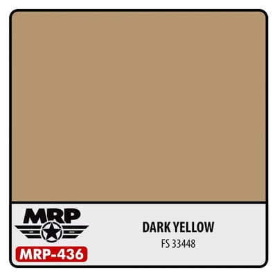 Mr. Paint MRP- 436 - Dark Yellow FS33448 – 30 ml verf voor Airbrush & Detailwerk