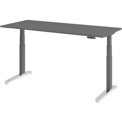 XBHM 19 GC | Bureau - 180 x 80 Tafelhoogte I Elektrisch in hoogte verstelbaar Grafiet