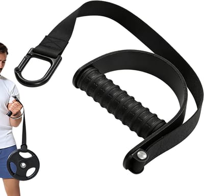 Kracht trainer - Arm versterker - Spieropbouw thuis - Verstelbare weerstand - 21.5 cm - Zwart