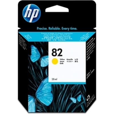 HP CH568A nr. 82 inktcartridge geel (origineel)