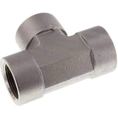 G 1 1/4'' Verzinkt Stalen T-stuk 160 Bar - Hydrauliek - FL3T-F-EZ-114G