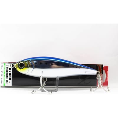 Yo Zuri Hydro Twitchbait 150 mm zinkend kunstaas R1432-HIW (6646) black