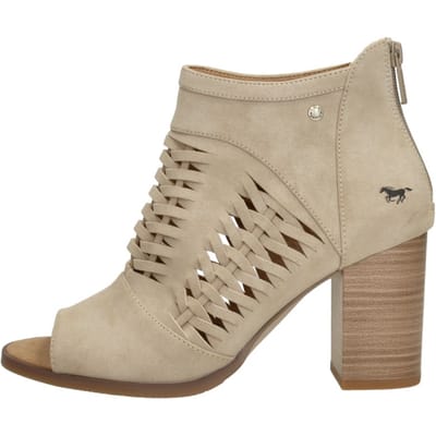 Mustang Sandalen Hak Sandalen Hak - Beige - Maat 38