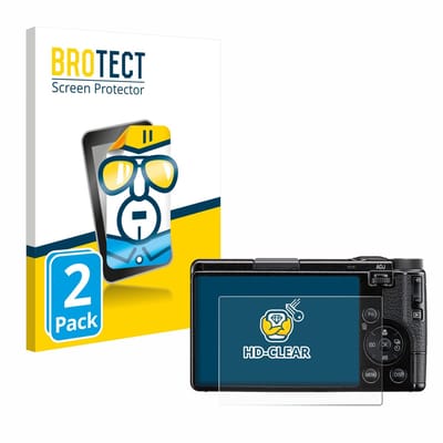 BROTECT - Screenprotector voor Ricoh GR IV 2025 / HDF - Folie Beschermfolie transparant 2 Stuks
