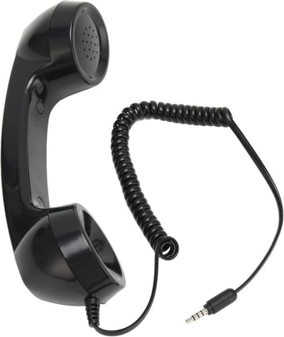 Retro Handset 3,5 mm Universele Vintage Telefoonhoorn voor Telefoon Stralingsbestendig (Fabatersxfcduhgzw-12)