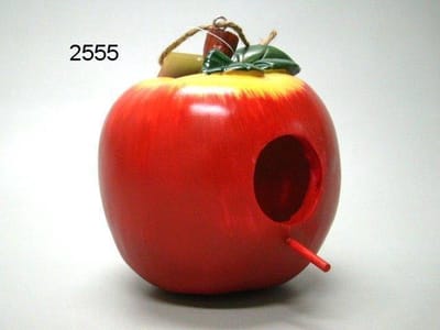 Vogelhuisje Appel – Polystone – 24 cm – Hangend Vogelhuis