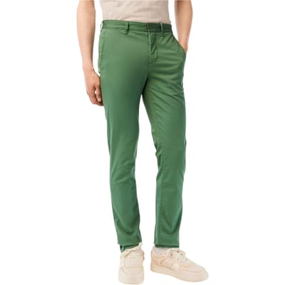 Lacoste Heren Biologisch Katoenen Slanke Chino (As)
