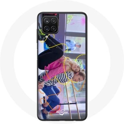 Samsung Galaxy A12 hoesje Achtervolg je dromen Mía Cáceres en Juanma Portolesi