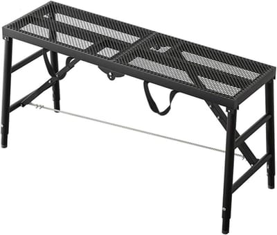 Werkplatform Steiger - Opklapbare Ladder - Klus Klussen - In Hoogte Verstelbaar - 120-180cm - Zilver