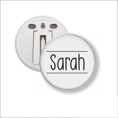 Button Met Clip 58 MM - Sarah