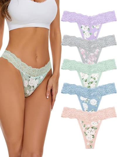 Vrouwelijke Naadloze Tanga Broekjes Set van 5 - Comfortabele en Stretch Onzichtbare Ondergoed voor Dames
