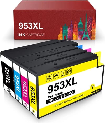 4-pack | Geschikt voor HP 953 / HP 953XL inktcartridges - Geschikt voor HP OfficeJet Pro 8740, 8719, 8720, 8710, 8715, 8725, 7740, 8218, 8718, 8210, 8716, 8730, 8728 (All-in-One)