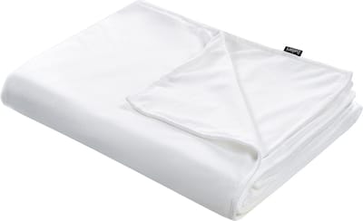 RHEA - Verzwaringsdeken hoes - Wit - 120 x 180 cm - Polyester