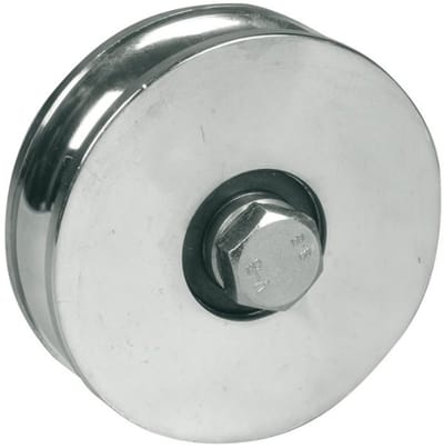 200 mm-wiel met R-groef, voorzien van 2 BB x2 en 40x60-geleidingsrail x4