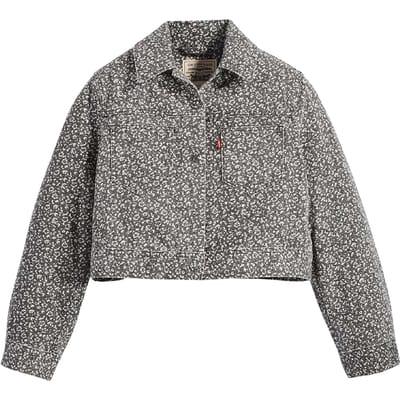 Levi's Dames Wellthread Bloemen Denim Jacket (Lichte Wassing)