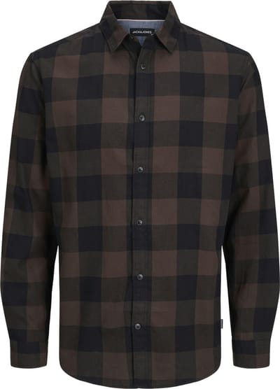 JACK&JONES - JJEGINGHAM TWILL SHIRT L/S NOOS JNR - Jongens - Overhemden