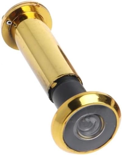 Deurkijker - Kijkgaatje Deur - Huisbeveiliging Verbeteren - Groothoeklens - 5 stuks - Goud