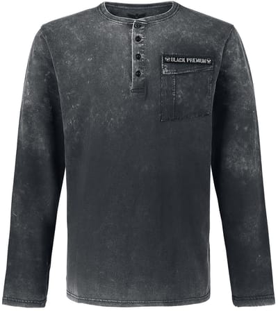 Black Premium by EMP Shirt met lange mouwen - Through The Glass - S tot 5XL - voor Mannen - zwart